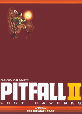 Pitfall II Lost Caverns box art