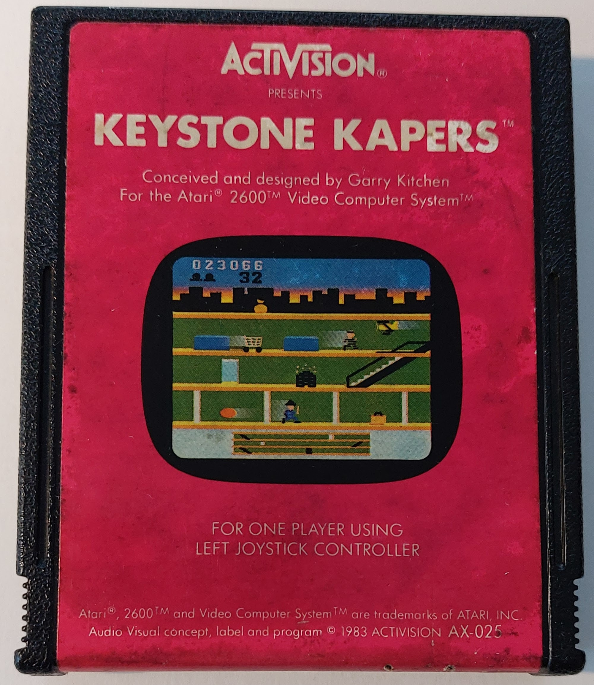 Keystone Kapers Atari 2600 cartridge