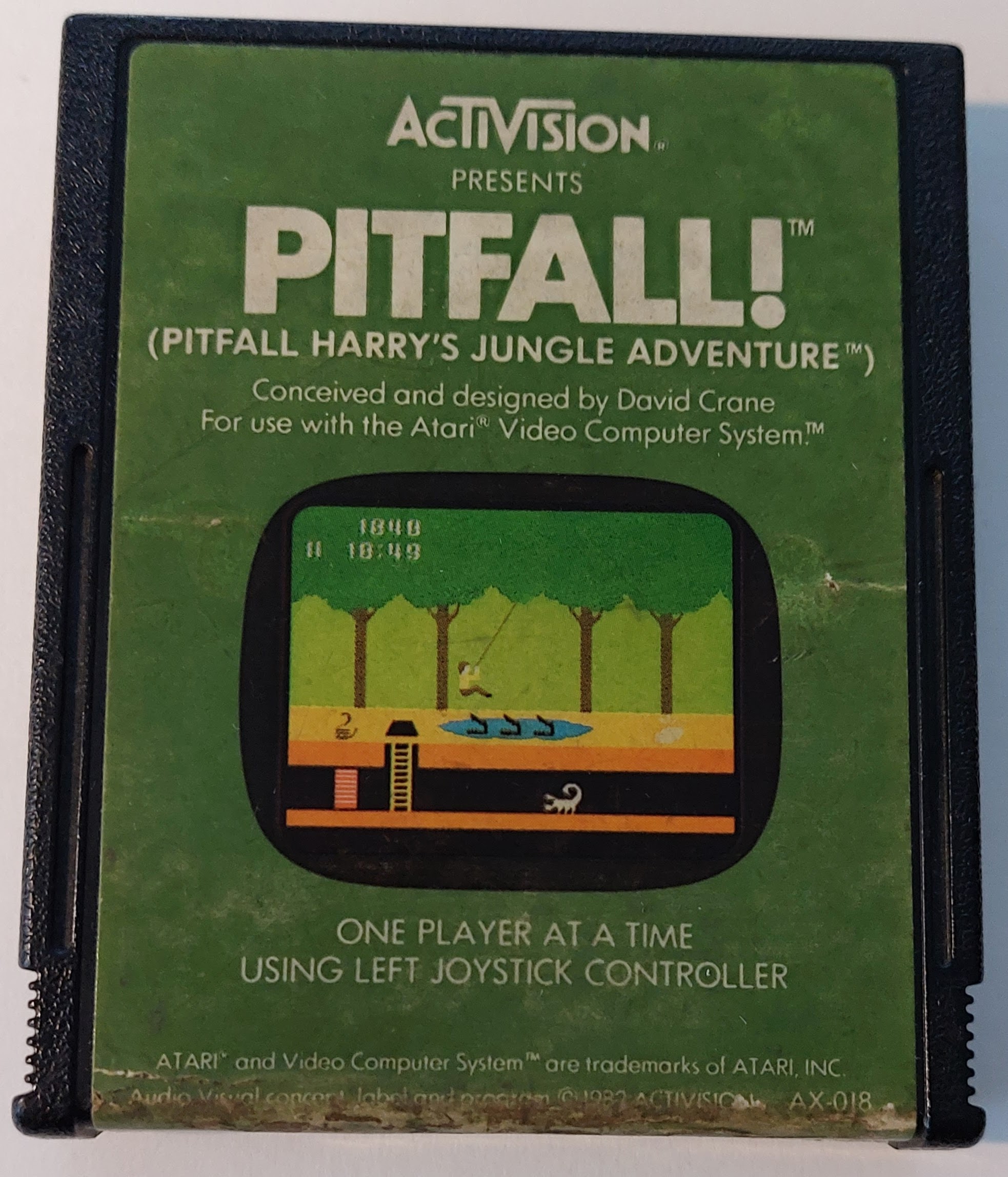 Pitfall! Atari 2600 cartridge
