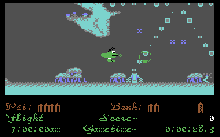 Gribbly's Day Out - C64 gameplay screenshot