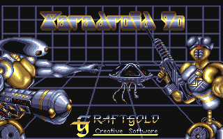 Paradroid 90 - Amiga gameplay screenshot