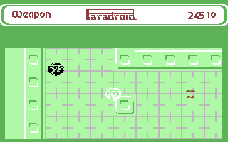 Paradroid - C64 gameplay screenshot