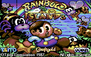 Rainbow Islands - C64 gameplay screenshot