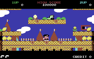 Rainbow Islands - C64 gameplay screenshot