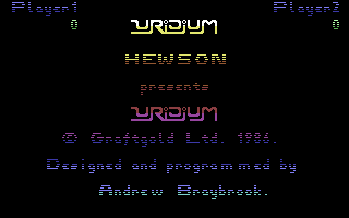 Uridium - C64 horizontal shoot-em-up screenshot