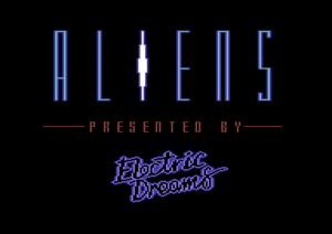 Aliens &mdash; C64 loading screen