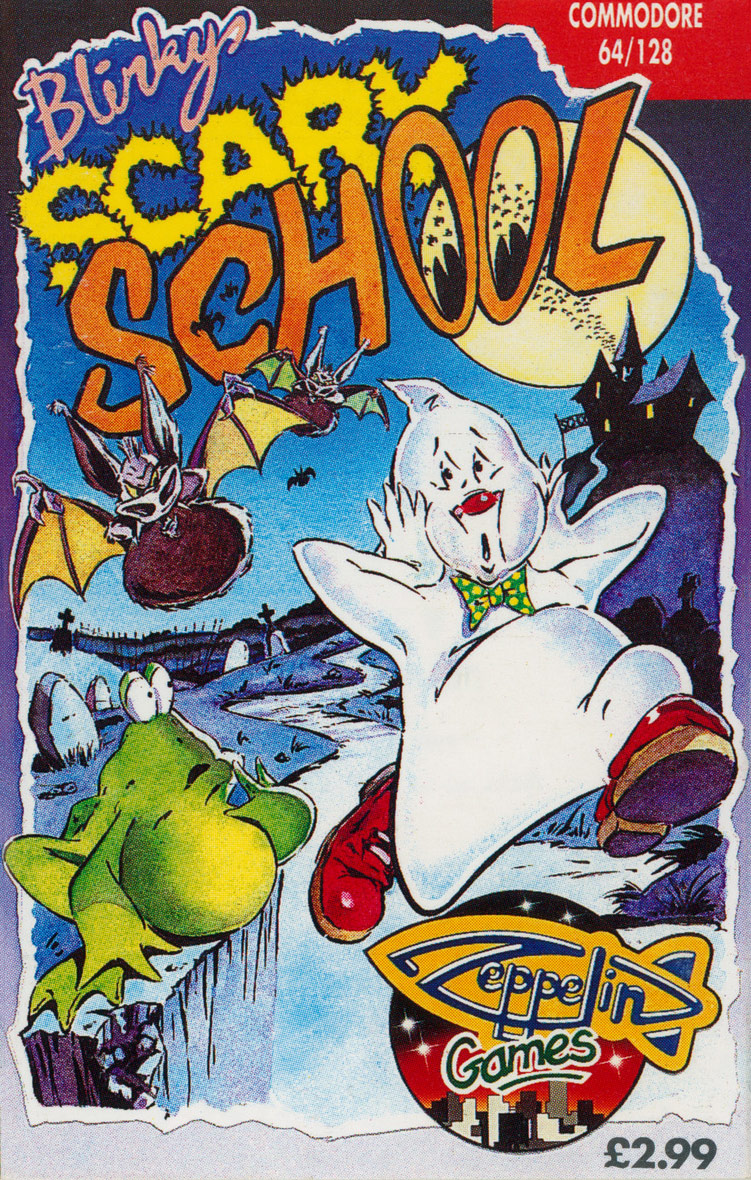 Blinky's Scary School (1990) &mdash; box art