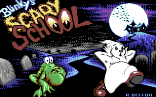 Blinky's Scary School (C64, 1990) &mdash; Crowther's final major C64 release