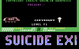 Suicide Express &mdash; C64 fast train game