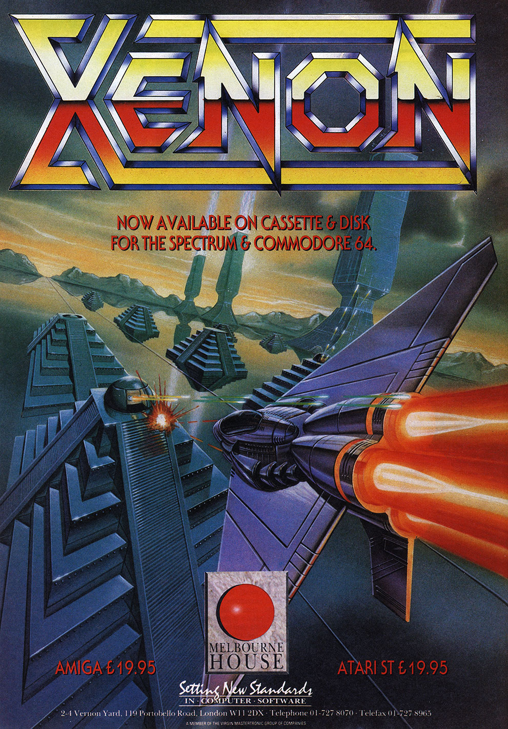 Xenon - tape / cassette inlay