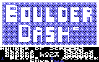 Boulder Dash Construction Kit C64 additional editor view