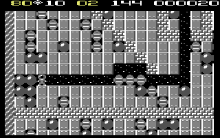 Boulder Dash III C64 final cave screenshot from the Lemon64 collection
