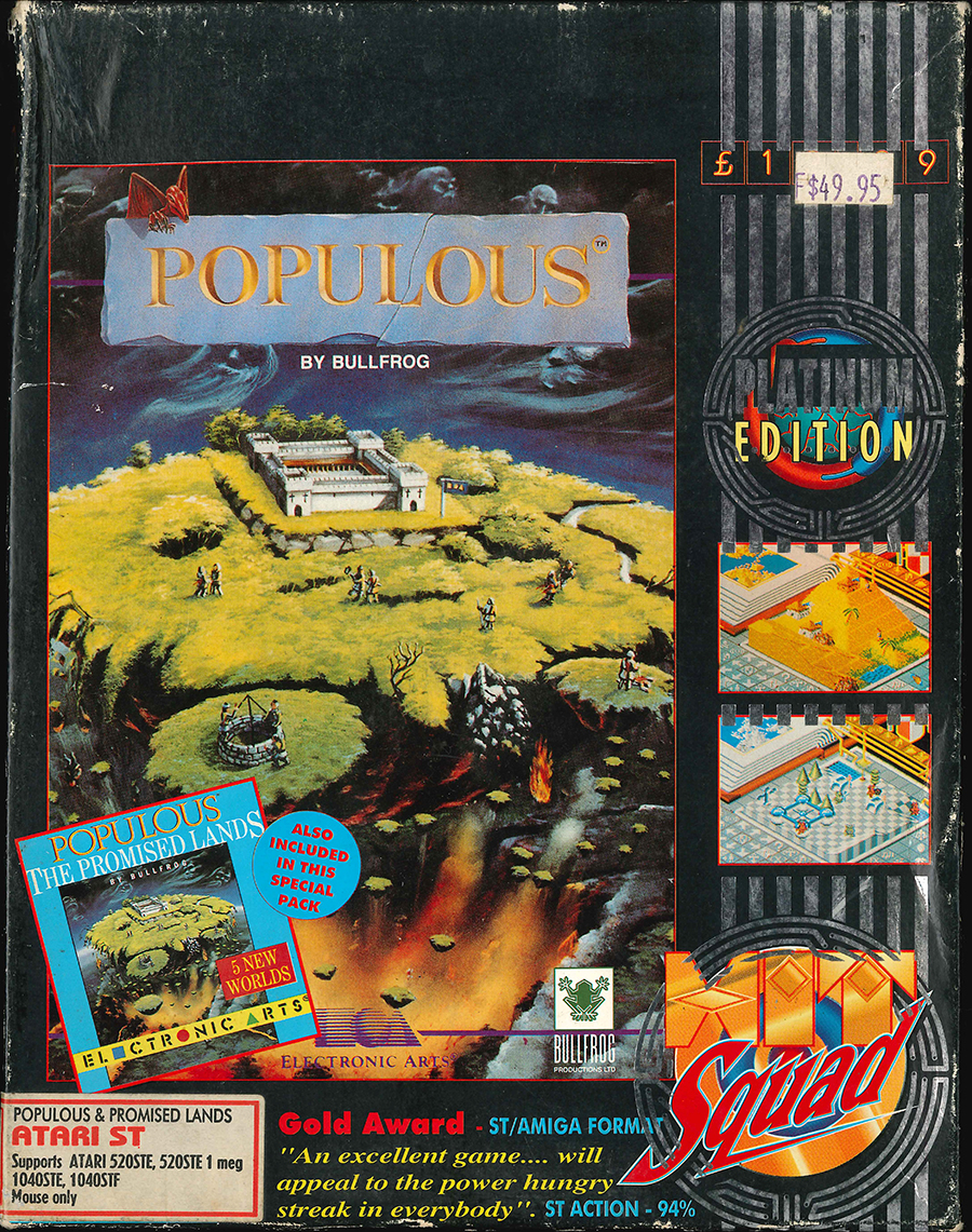 Populous: The Challenge - box art