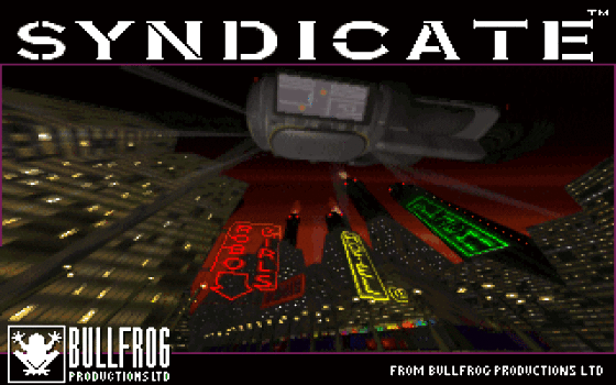 Syndicate (1993) in-game screenshot - corporate agent mission view