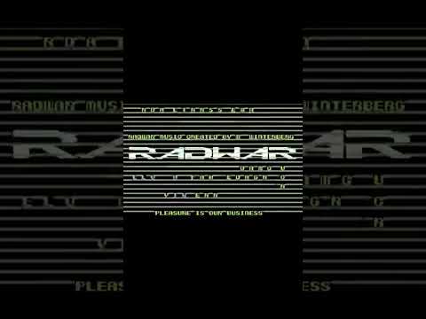 Radwar Enterprises demo screen - C64 (1985)