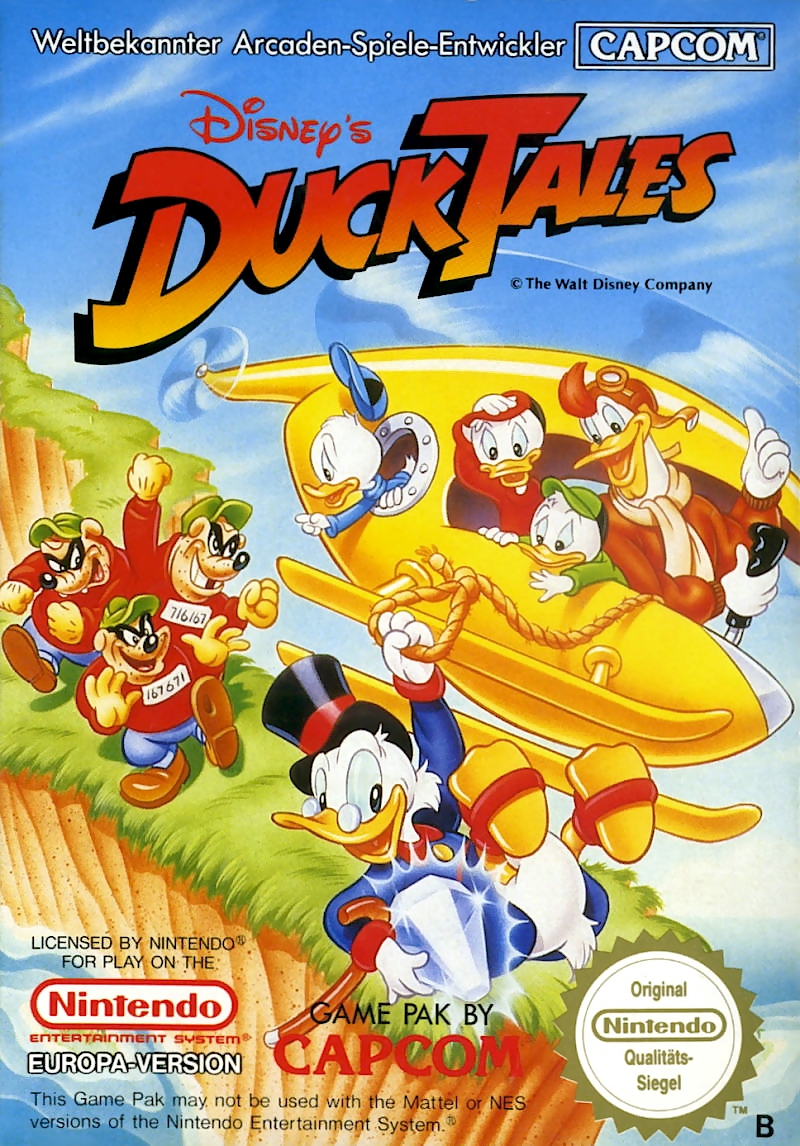 DuckTales (NES, 1989) - European box art