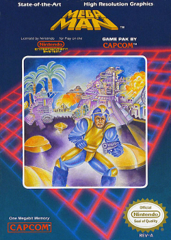 Mega Man (NES, 1987) - North American box art
