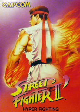 Street Fighter II Turbo (SNES, 1993) - Hyper Fighting box art