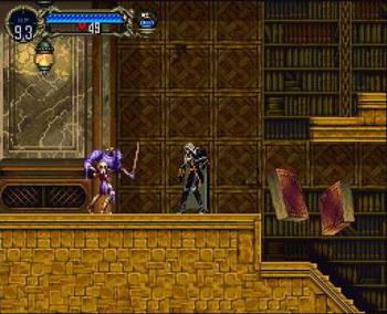 Castlevania Symphony of the Night - Alucard exploring the castle