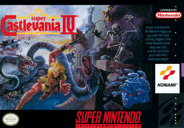 Super Castlevania IV (SNES, 1991) box art