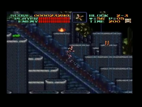 Super Castlevania IV SNES - late-game stage