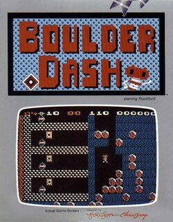 Boulder Dash: 40th Anniversary - cover art
