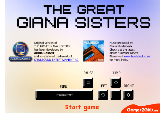 The Great Giana Sisters - box art