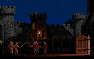 Defender of the Crown - Jim Sachs raid scene