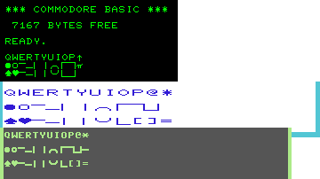 PET BASIC 4.0 startup screen on the green phosphor monitor
