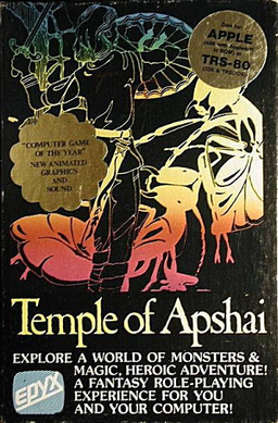 Temple of Apshai box art (Epyx)