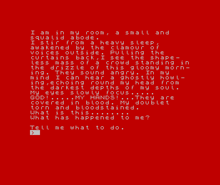 Wolfman ZX Spectrum cover screenshot from Internet Archive