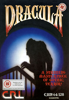 Dracula CRL Group box art for C64