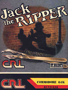 Jack the Ripper CRL Group box art for C64
