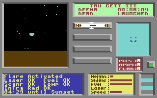 Tau Ceti C64: isometric gameplay view 5