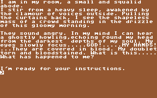 Wolfman C64: outdoor scene