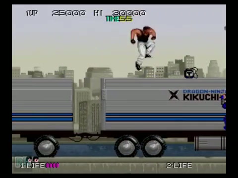 Bad Dudes arcade later stage