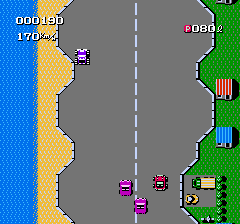 Bump 'n' Jump NES screenshot