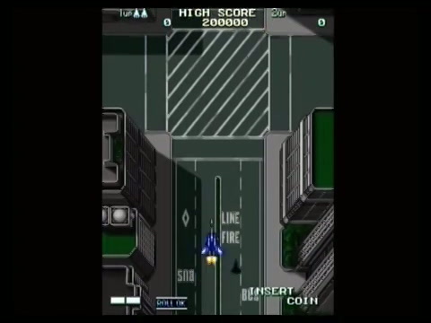 Vapor Trail arcade gameplay screenshot