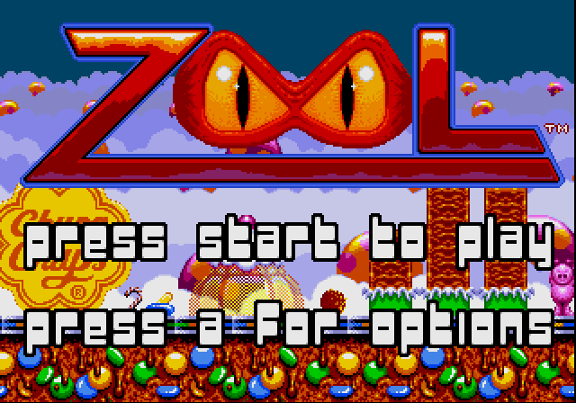 Zool - candy-themed platformer gameplay