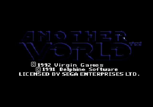 Another World Mega Drive - prison corridor with Buddy