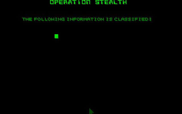 Operation Stealth DOS - airport scene