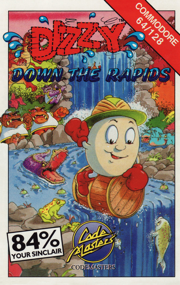 Dizzy Down the Rapids - box art