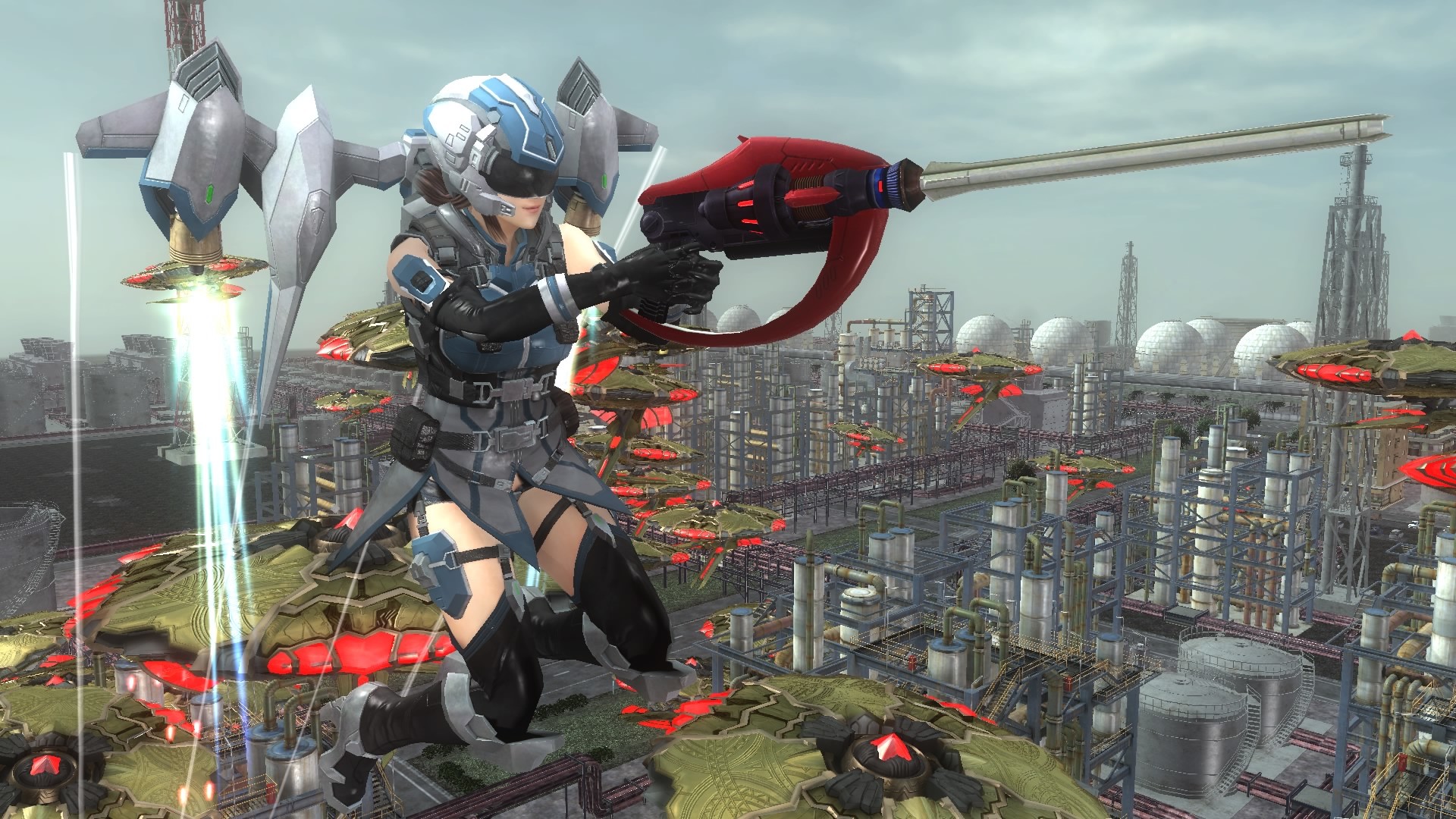 Earth Defense Force 5 - Primer alien faction enemy