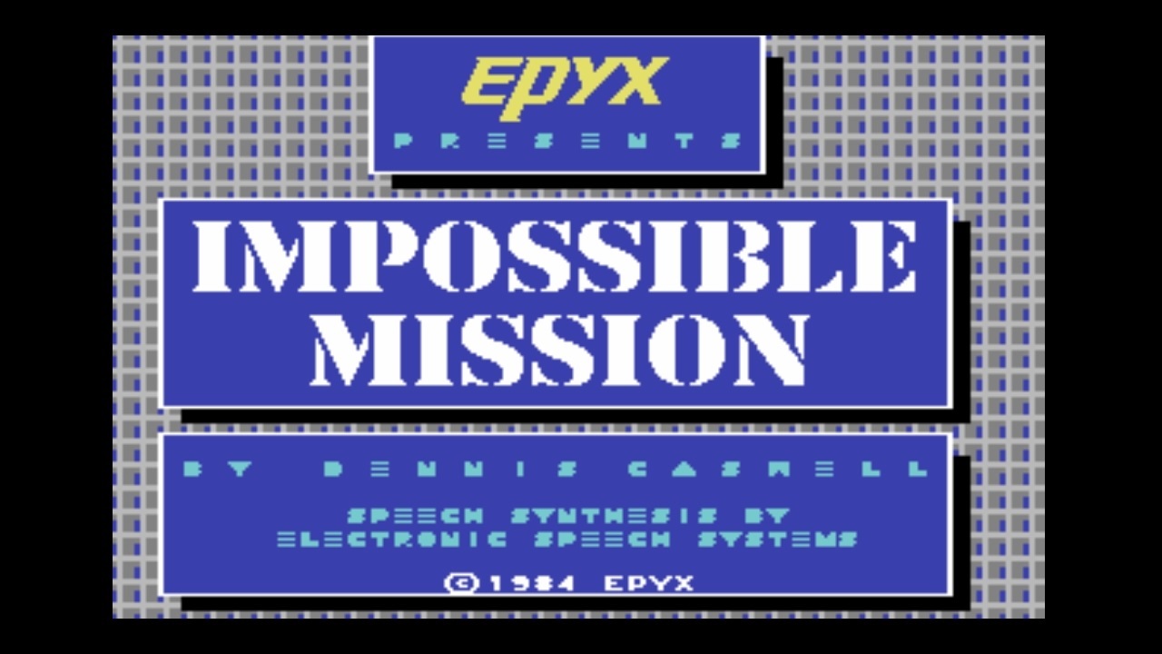 Impossible Mission C64 gameplay