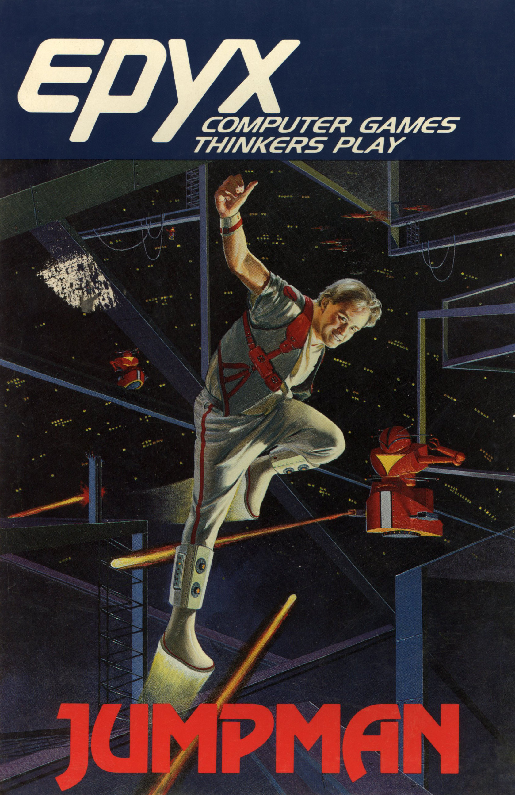 Jumpman - C64 box art