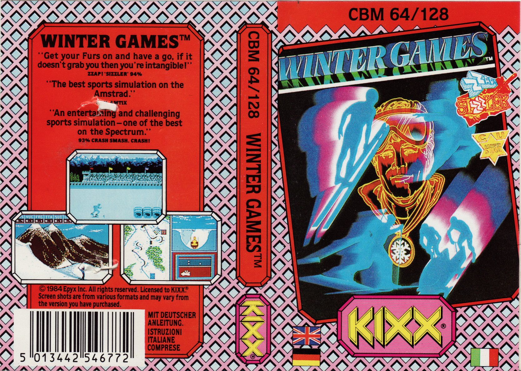Winter Games Amiga screenshot