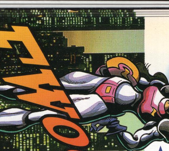 Jody Summer — official character art from the F-Zero X Speed Master manual, 1998
