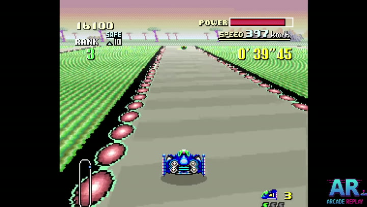 F-Zero SNES Port Town circuit with jump plates