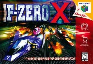 F-Zero X N64 box art