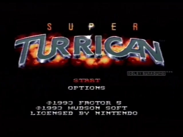 Super Turrican - SNES scene